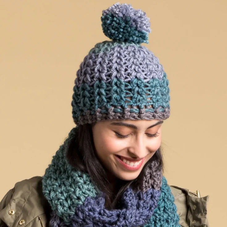 Image for Caron Crochet Winter Hat