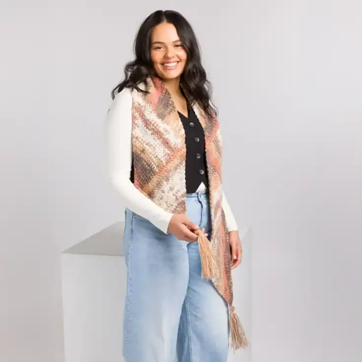 Image for Caron This Way and That Way Crochet Scarf
