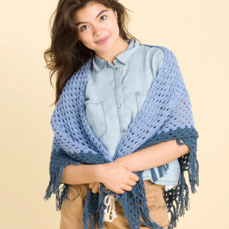 Image for Caron Going Granny Crochet Shawl