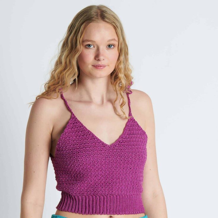Image for Patons Crochet Textured Tank