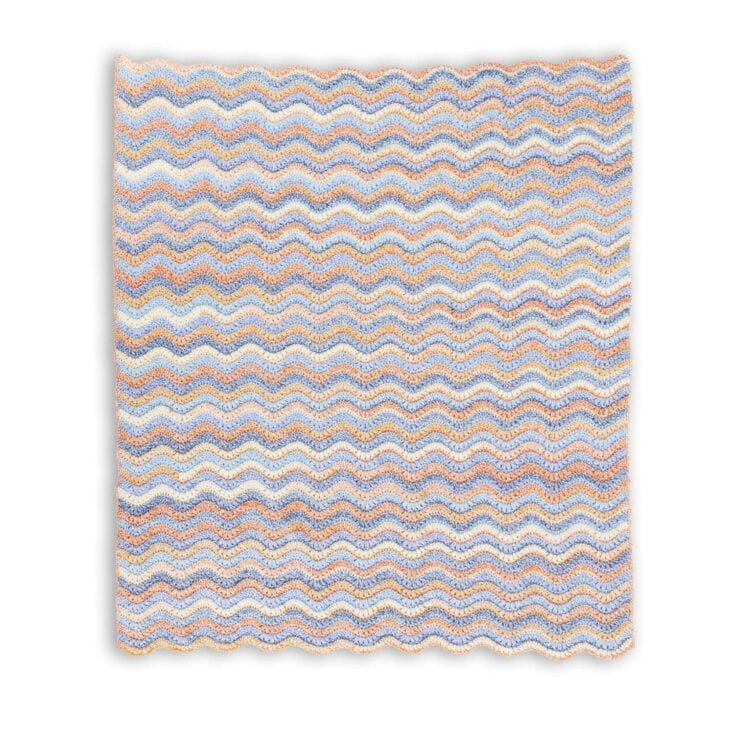 Image for Bernat Rippled Puff Stitch Crochet Blanket Pattern
