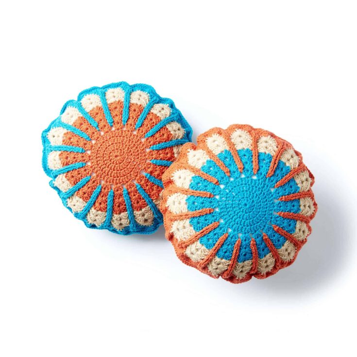 Image for Bernat Full Circle Pillow Crochet Pattern