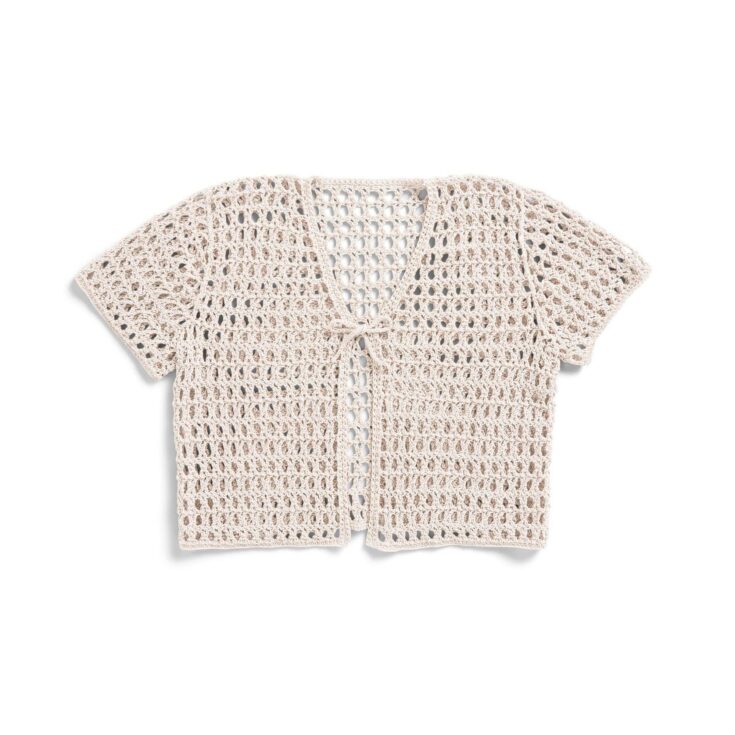 Image for Patons Crochet Mesh Beachside Cardigan Pattern