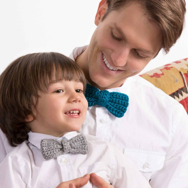 Image for Red Heart Crochet Bow Ties for the Guys