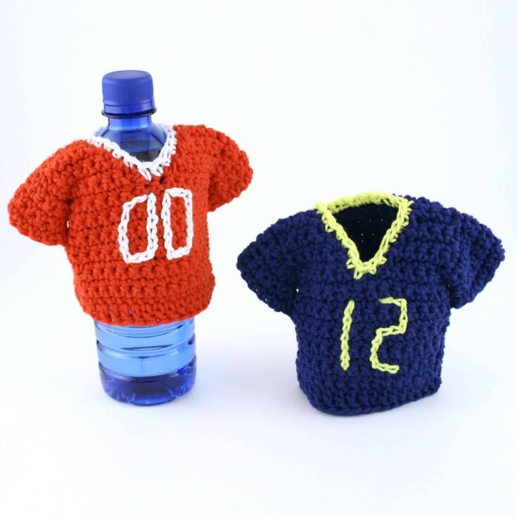 Image for Red Heart Team Jersey Bottle Coozy 