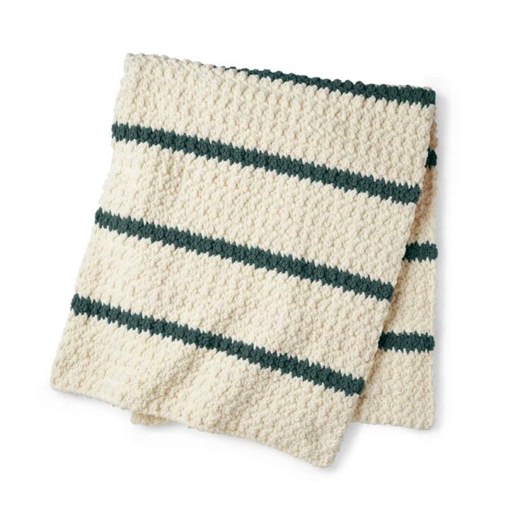 Image for Bernat Pin Stripe Blanket Crochet Pattern