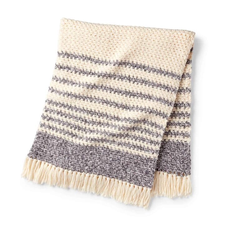Image for Bernat Twist & Weave Blanket Crochet Pattern