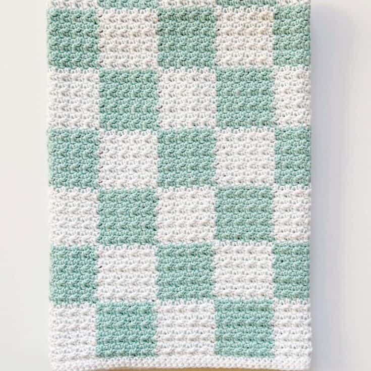 Image for Crochet Griddle Stitch Checkerboard Baby Blanket
