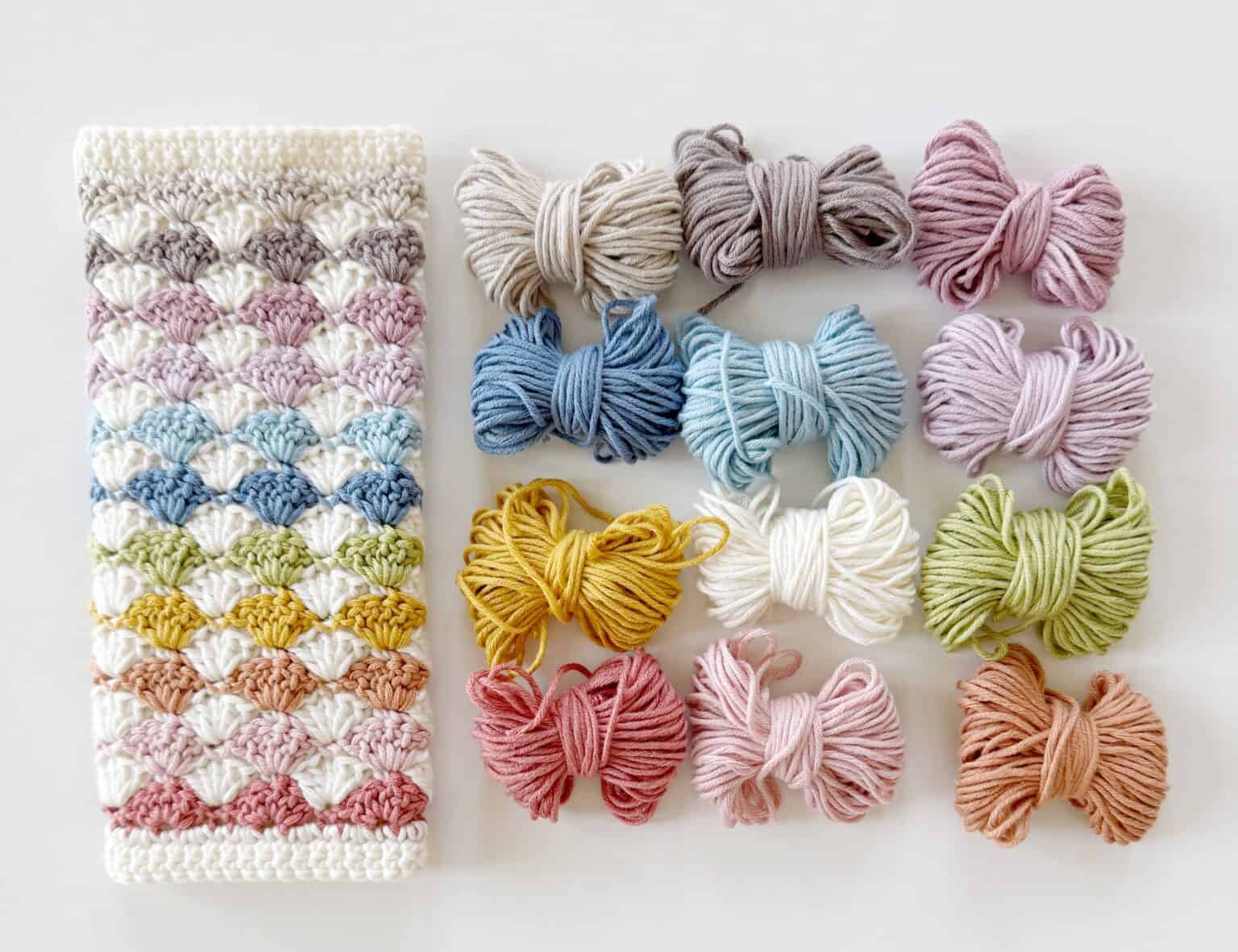 Crochet Classic Shell Stitch Dishcloth - Daisy Farm Crafts