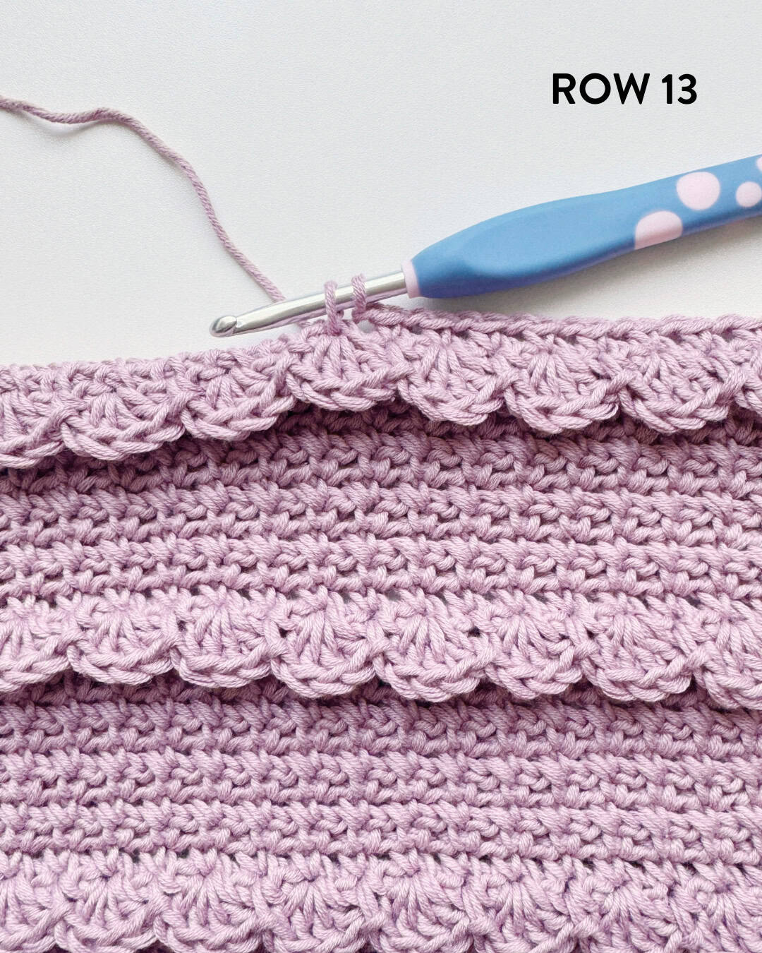 Crochet Ruffle Rows Baby Blanket - Daisy Farm Crafts