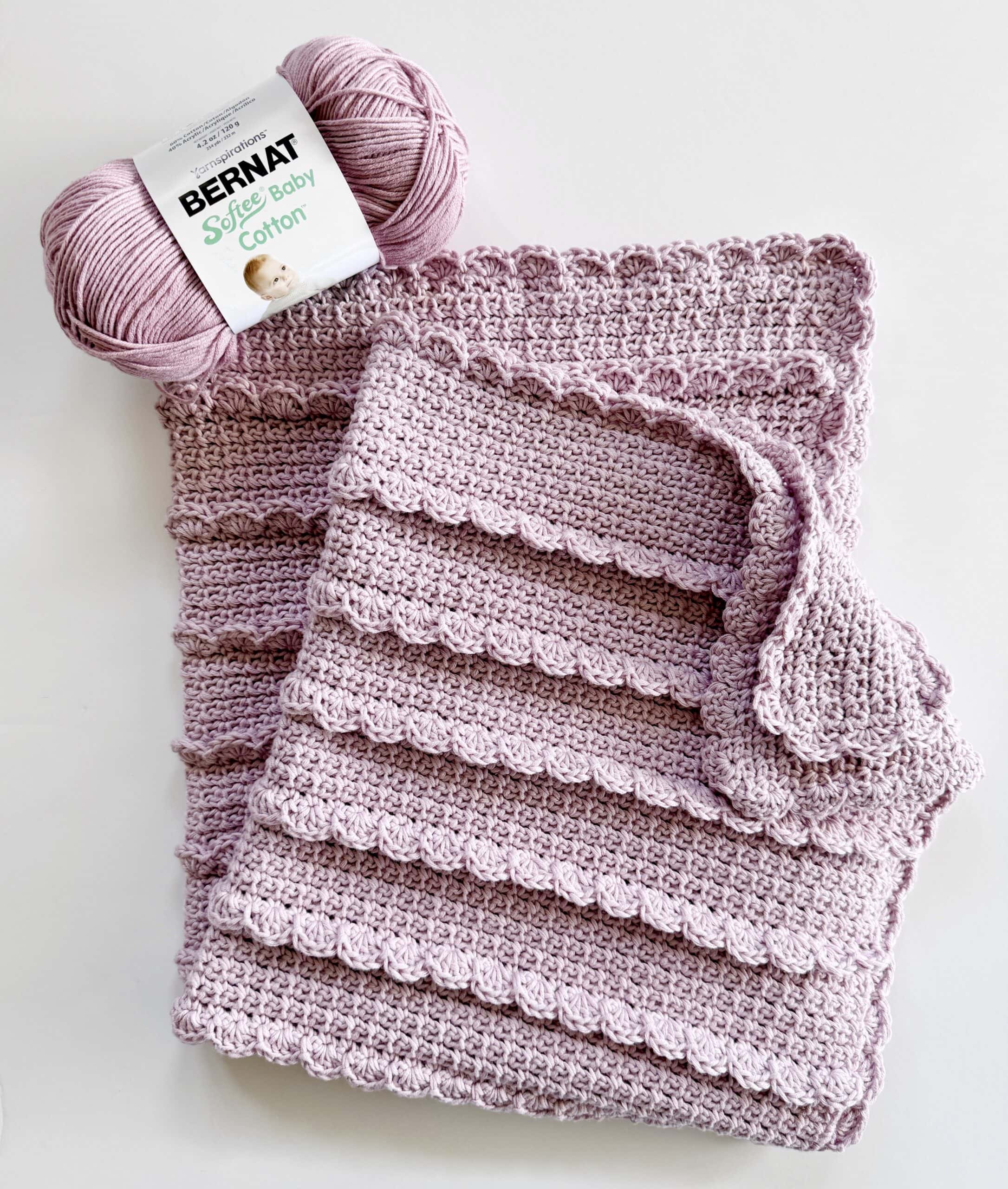 Crochet Ruffle Rows Baby Blanket - Daisy Farm Crafts