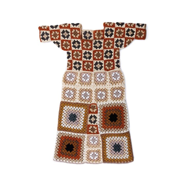 Image for Red Heart Love Granny Squares Crochet Dress