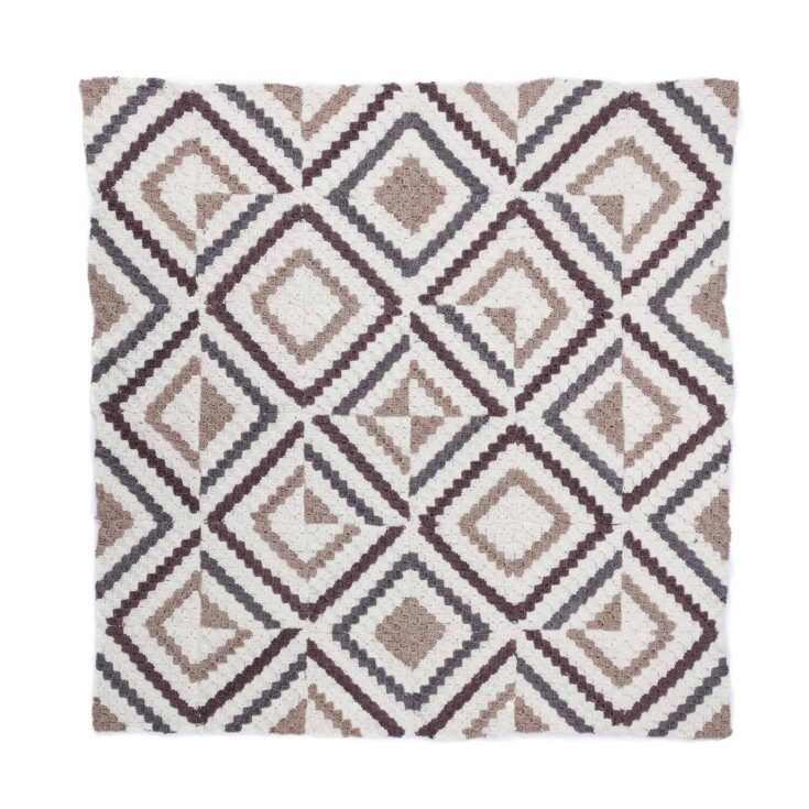 Image for Red Heart Crochet C2C Illusion Quilt Blanket