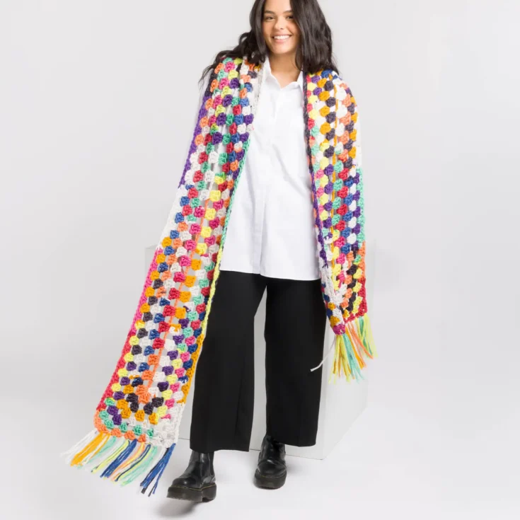 Image for Caron Long Way Around Crochet Scarf