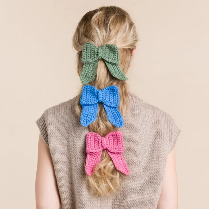 Image for Red Heart Put a Bow on It Hair Clip