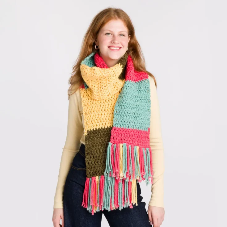 Image for Red Heart Super Beginner Crochet Scarf