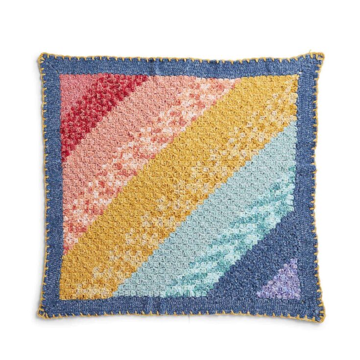 Image for Rainbow C2C Crochet Blanket
