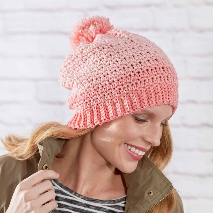 Image for Red Heart Crochet Fair Isle Hat
