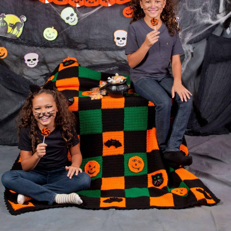 Image for Halloween Crochet Throw