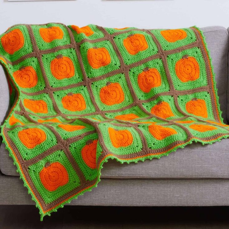 Image for Crochet Pumpkin Patch Blanket