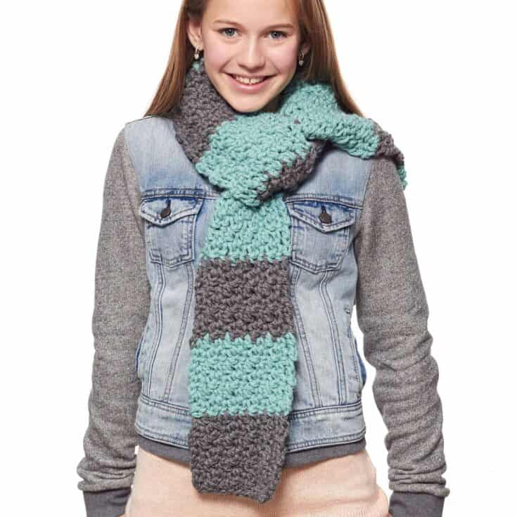 Image for Bernat Beginner Crochet Scarf