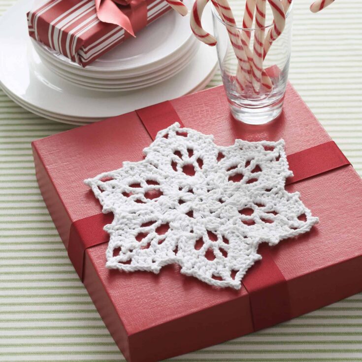 Image for Bernat Crochet Snowflake Dishcloth
