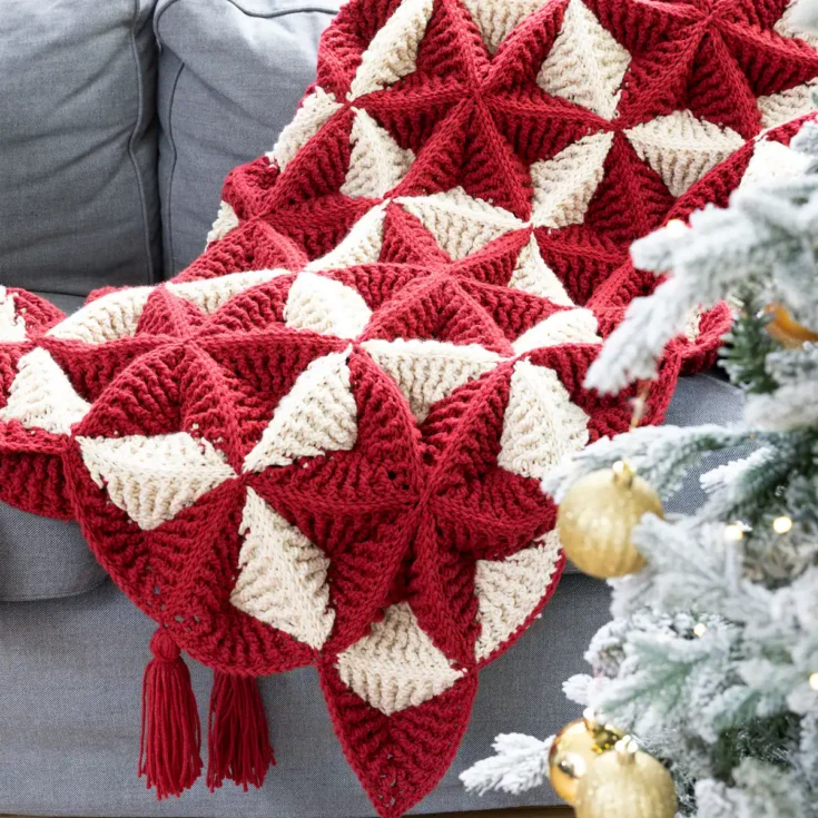 Image for Caron Crochet 3D Star Blanket