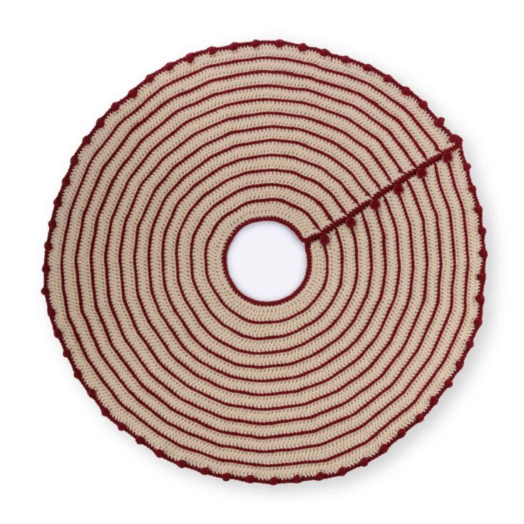 Image for Caron Crochet Twirly Pinstripe Tree Skirt