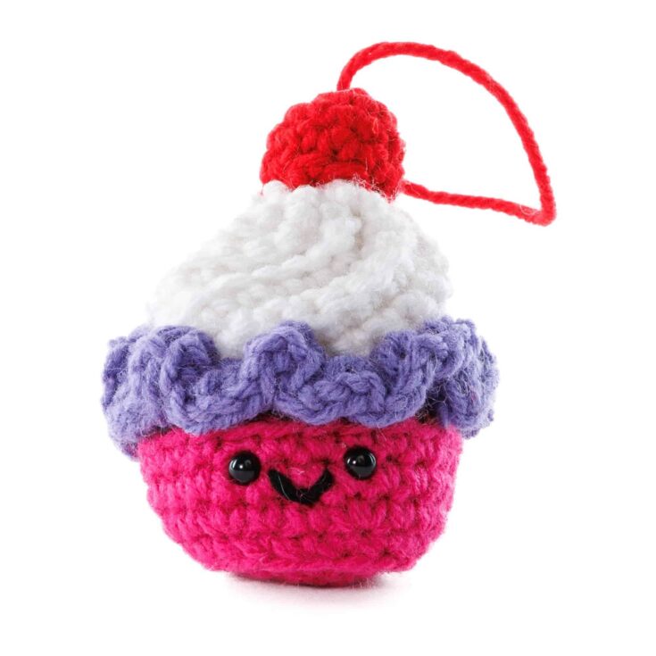 Image for Red Heart Cutie Cupcake Crochet Ornament