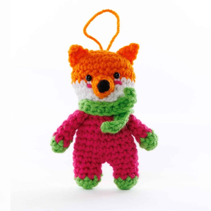 Image for Red Heart Fa La La La Fox Crochet Ornament