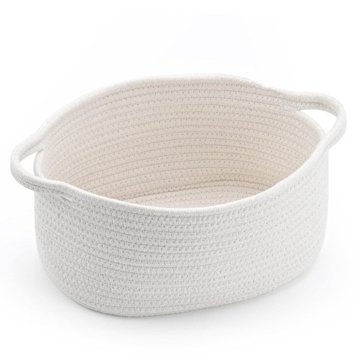 Image for Cute Woven Storage Basket with Handle