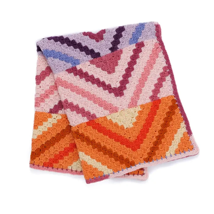 Image for Crochet Waveform Panels Blanket