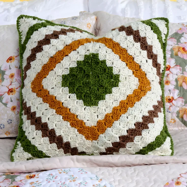 Image for Crochet Quilt Pillow