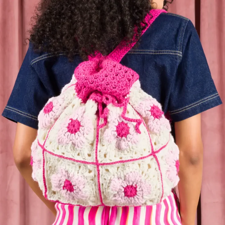 Image for Crochet Flower Power Backpack