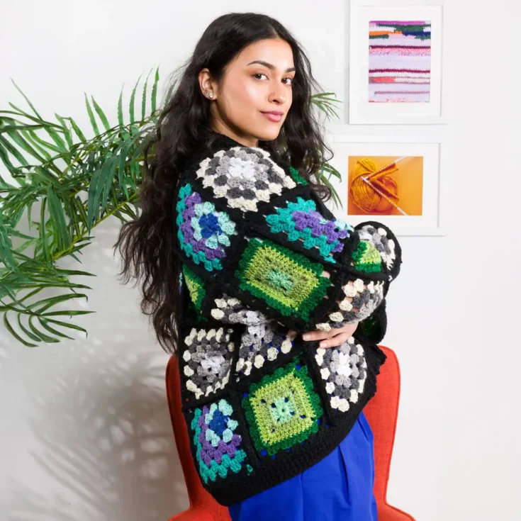 Image for Granny Trio Crochet Cardigan