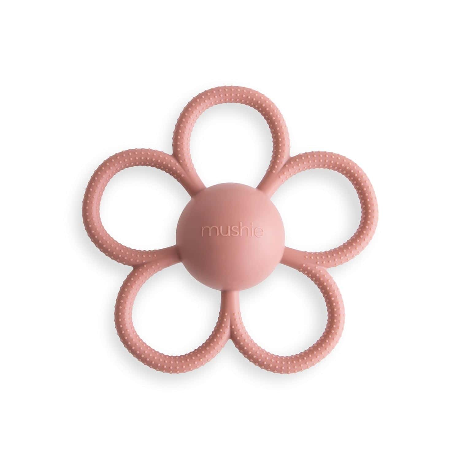 Image for mushie Silicone Baby Daisy Rattle Teether Toy
