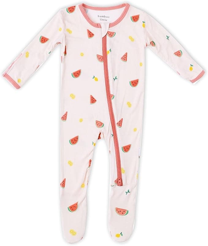 Image for Bamboo Little Soft Baby Footie Pajamas