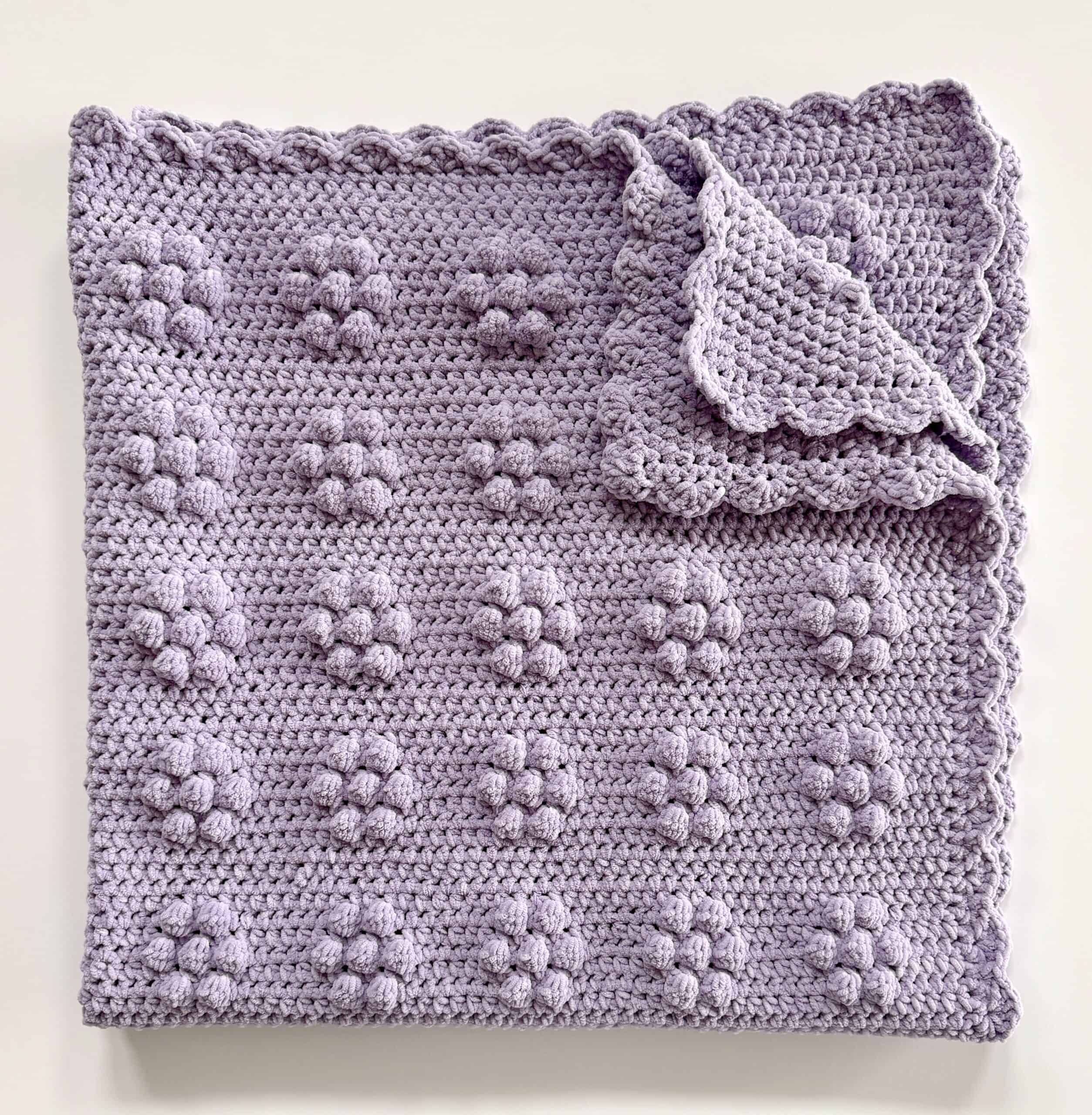 Crochet Daisy Rows Baby Blanket - Daisy Farm Crafts