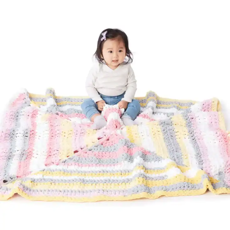 Image for Radiating Crochet Baby Blanket