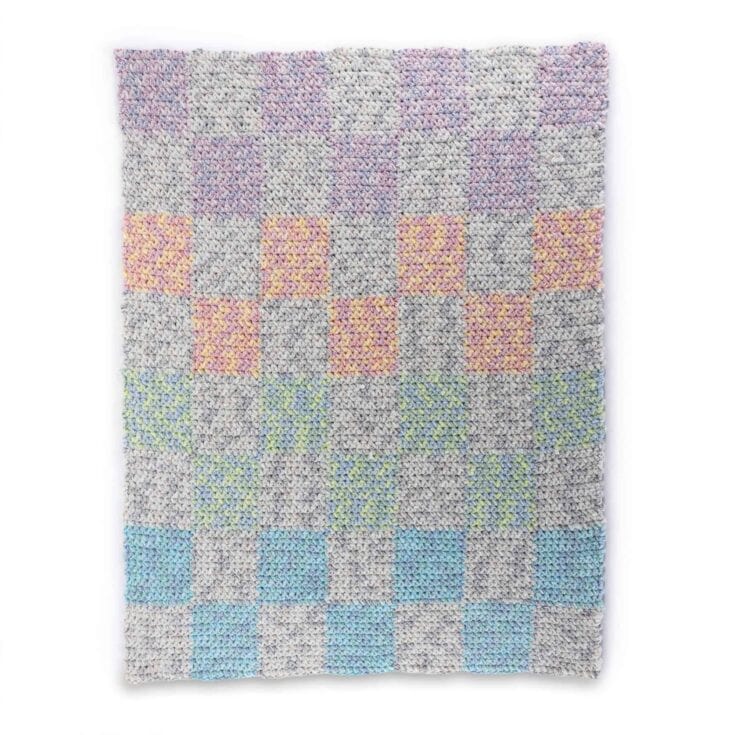 Image for Crochet Checkerboard Blanket 