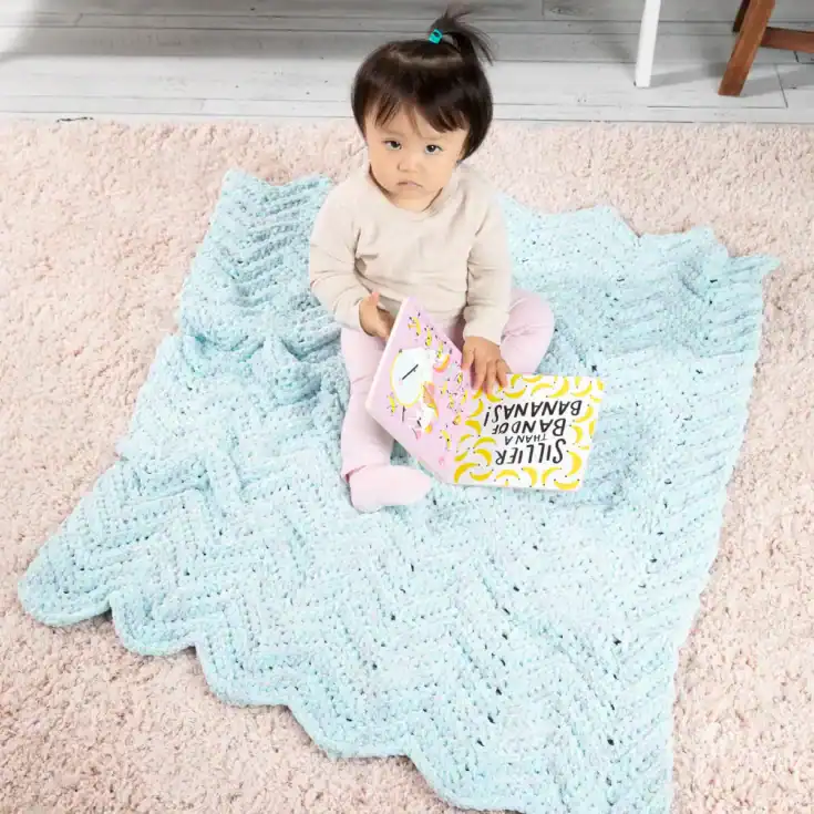 Image for Baby Ripple Crochet Blanket