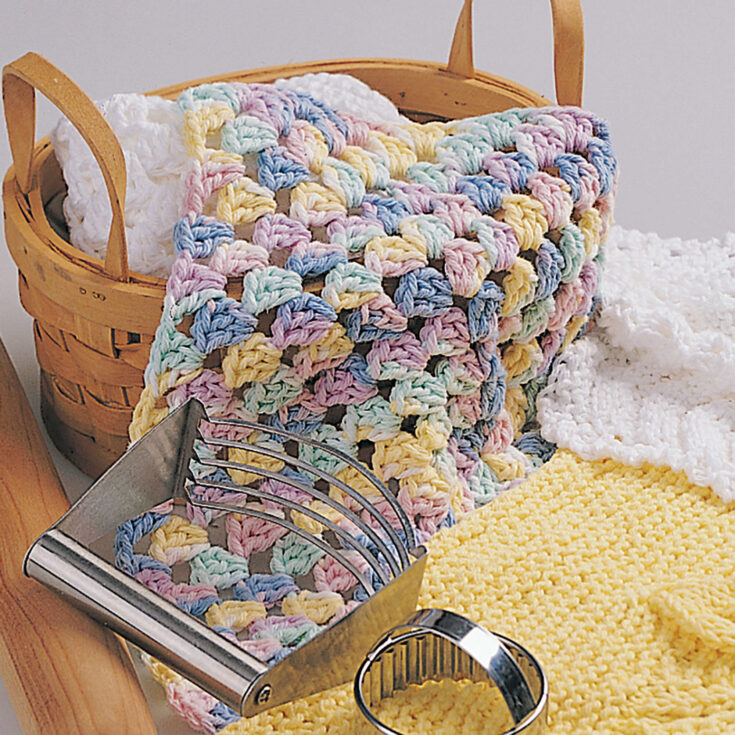 Image for Crochet Granny Square Dishcloth 
