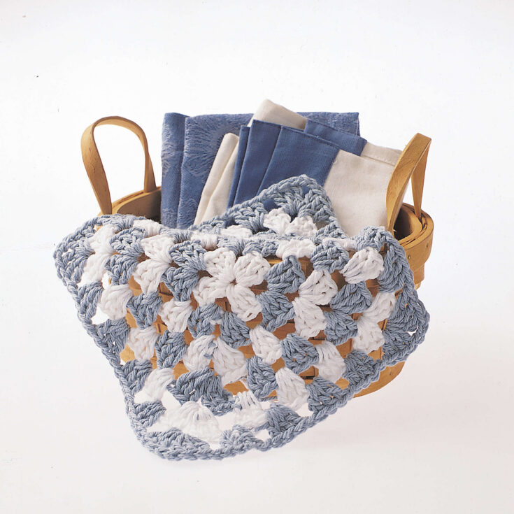 Image for Crochet Two-Tone Dishcloth