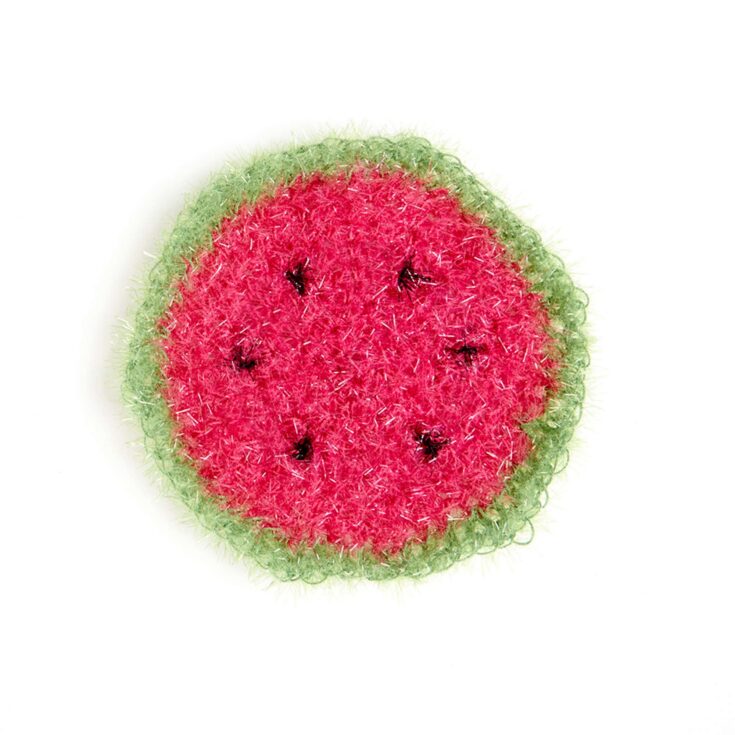 Image for Crochet Watermelon Slice Scrubby