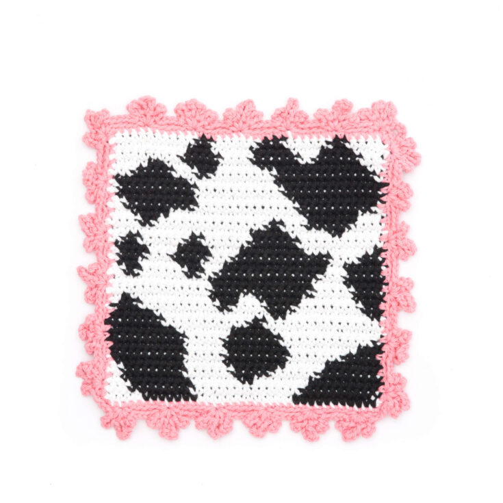 Image for Cow Crochet Dishcloth 