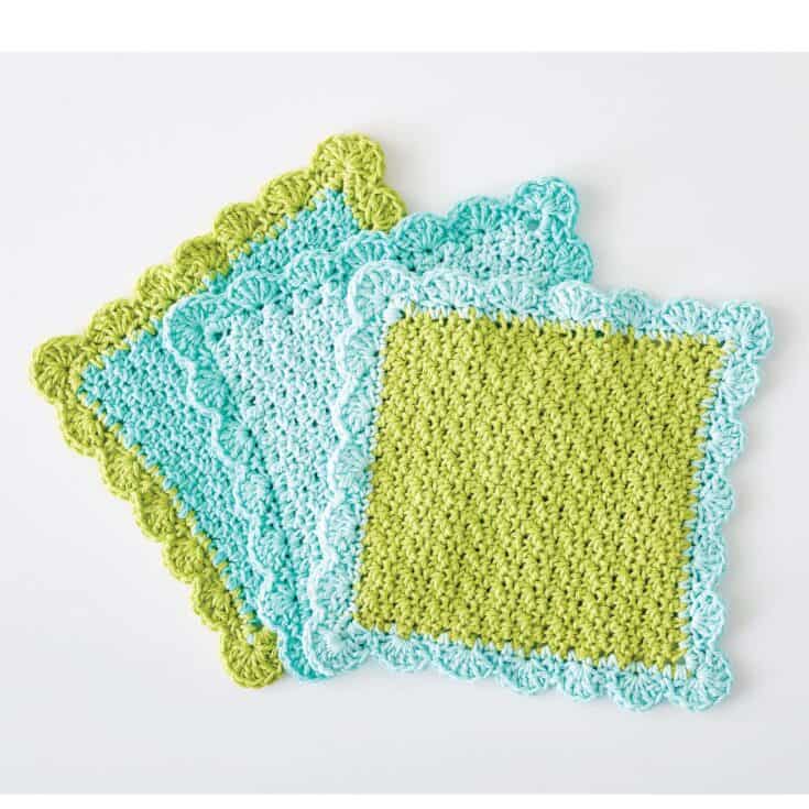 Image for Scalloped Crochet Dishcloth
