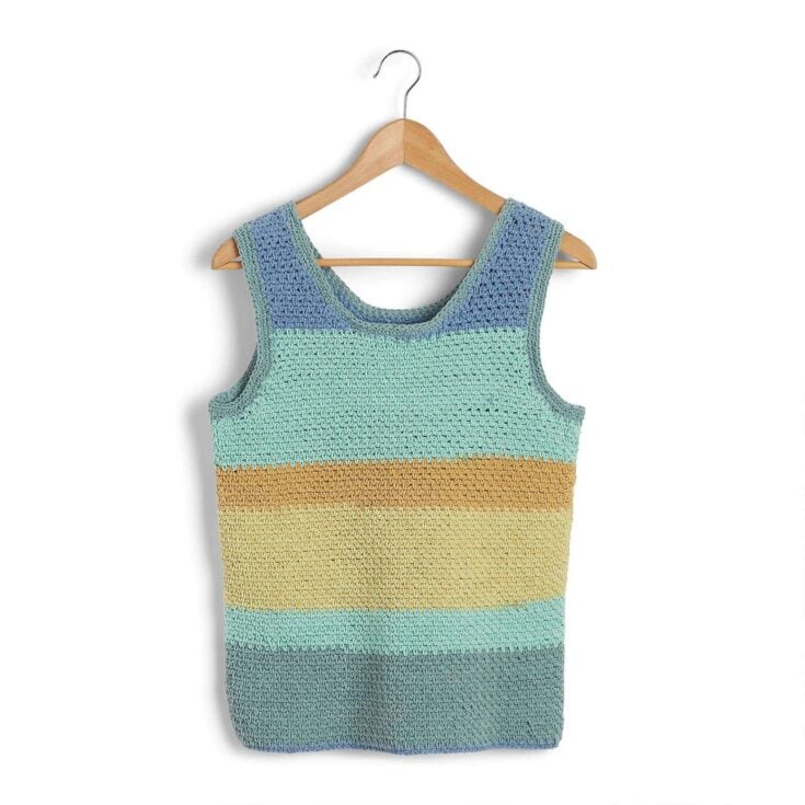 Image for Scoop Neck Crochet Tank Top