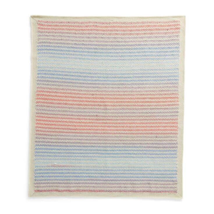 Image for Crochet Moss Stitch Ombré Blanket