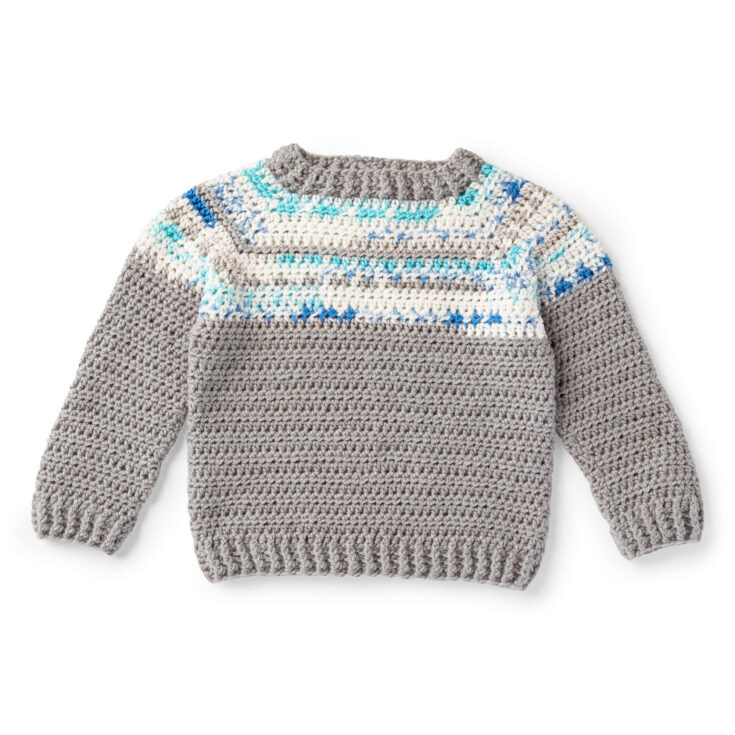 Image for Crochet Boy's Fair Isle Pullover