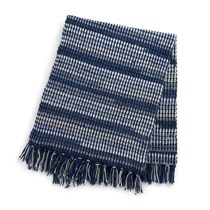 Image for Moss the Line Crochet Blanket